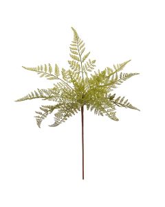 Leather Fern Artificial branch 45cm