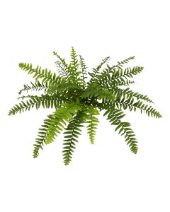 Boston Fern deluxe artificial plant x21 50cm - FR - fire retardant