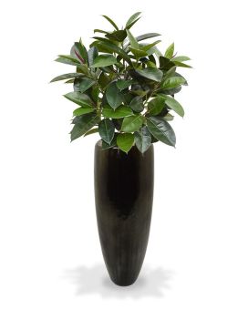 Artificial Elastica Robusta plant 90 cm green
