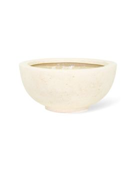 POLYSTONE EGO PLUS planting bowl, 40/18 cm, cream