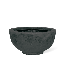 POLYSTONE EGO PLUS planting bowl, 40/18 cm, anthracite