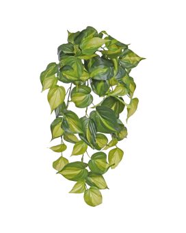 Philodendron Scandens Brasil artificial hanging plant 50cm