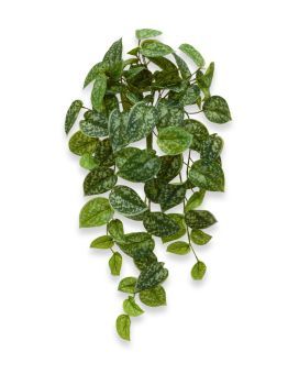 Faux Scindapsus Pictus hanging plant 60 cm