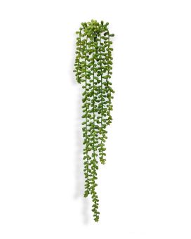 Artificial Senecio Pearl trailing plant 55 cm