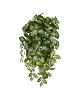 Syngonium Artificial hanging plant 50cm variegated