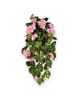 Artificial trailing Geranium plant deluxe 70cm pink
