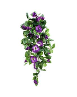 Artificial Hanging Petunia Deluxe purple 80cm