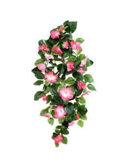 Artificial Hanging Petunia Deluxe pink 80cm