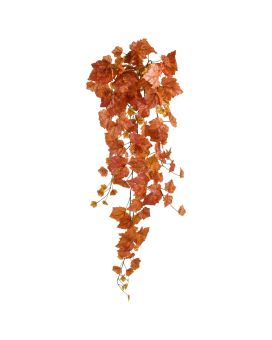 Artificial Hanging plant Autumn Grape leaf 95cm