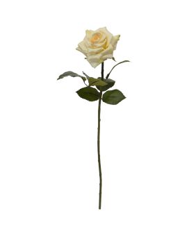 Artificial Rose Branch Classic 46cm cream