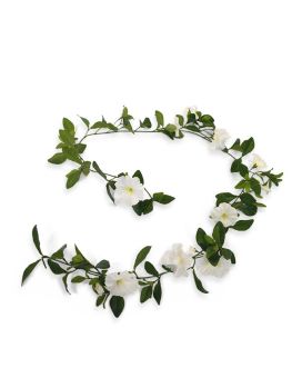 Artificial Petunia Garland Deluxe 180 cm creme