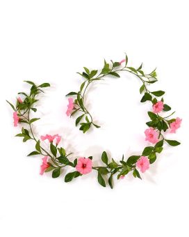 Artificial Petunia Garland Deluxe 180 cm pink