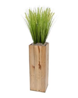 Artificial Pennisetum grassbundle x9 in Maronne High Cube 24x72