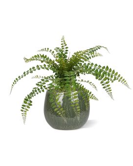 Artificial Rotundifolia Fern bouquet 55 cm