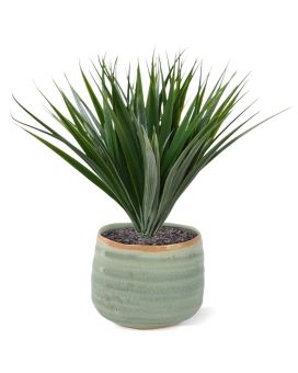 Artificial Bamboo Bush 25 cm dark green