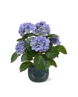 Artificial Hortensia plant 40cm blue