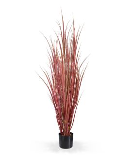 Artificial Reedgrass deluxe 130 cm burgundy