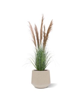 Artificial Pampas Grass Plant 140cm brown