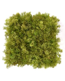 Artificial Reindeer moss mat 25x25 cm green-brown