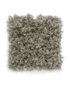 Artificial Reindeer moss mat 25x25 cm grey