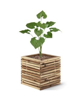 Artificial Brunnera artificiel bush 55cm green