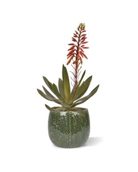 Aloe Vera Artificial plant 30cm red