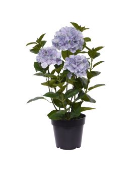 Hydrangea Artificial plant in pot 65cm Blue
