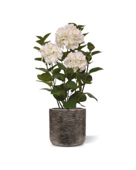 Hydrangea Artificial plant in pot 65cm White