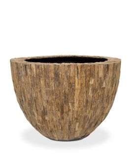 Ornamental pot Bosco Bowl Plus Cemani 55x40 cm