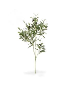 Faux Olive Branch deluxe 90 cm Fire Retardent