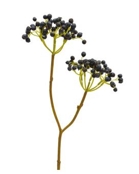 Artificial Berry Branche Deluxe 50 cm blue