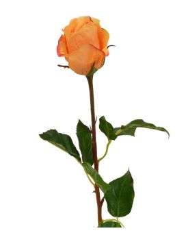 Artificial Rose Branch knob 52 cm orange