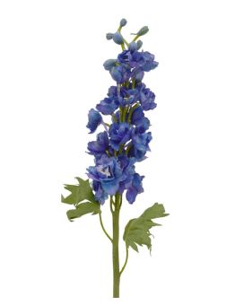 Artificial Delphinium branch 60 cm blue
