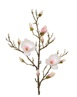 Artificial Magnolia branch 100 cm pink