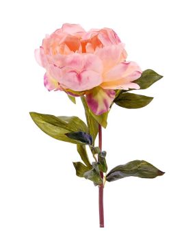 Peony (Paeonia) deluxe artificial flower 55 cm pink