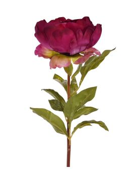 Peony (Paeonia) deluxe artificial flower 55 cm cerise
