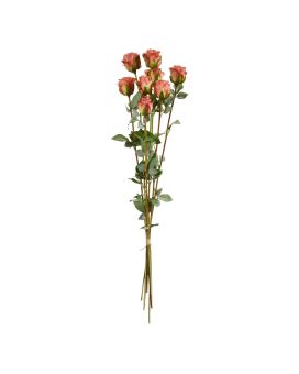 Artificial Rose bundle x8 70 cm pink