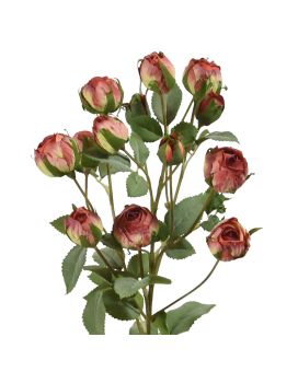 Artificial Rosebush 70 cm pink