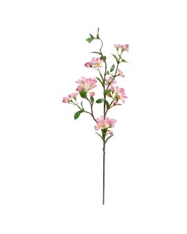 Artificial Apple Blossom branch deluxe 95cm pink