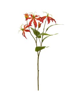 Gloriosa artificial flower orange 75cm