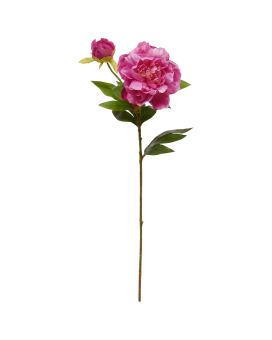 Peony artificial flower 69cm purple