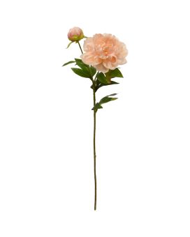 Peony artificial flower 69cm salmon