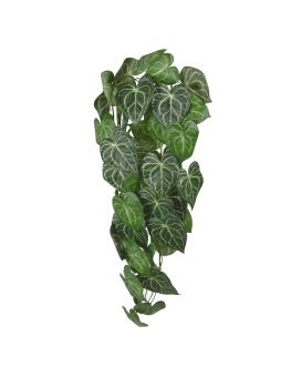 Anthurium Clarinervium Artificial hangingplant 80cm