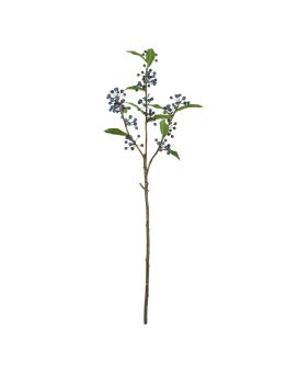 Artificial Blueberry branch 75cm blue