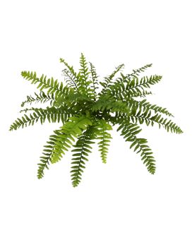 Boston Fern deluxe artificial plant x21 50cm - FR - fire retardant