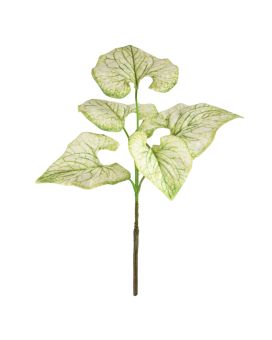Artificial Brunnera branch 35cm creme-green