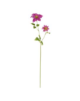Artificial Clematis branch 90cm - cerise