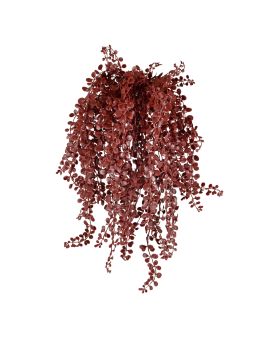 Dischidia artificial hanging plant 40cm UV Burgundy