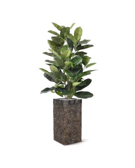 Elastica Robusta artificial plant 120 cm green