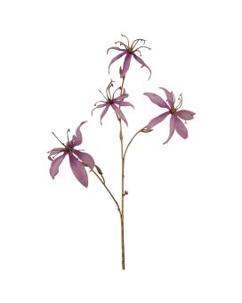 Gloriosa Artificial flower 80cm Lilac